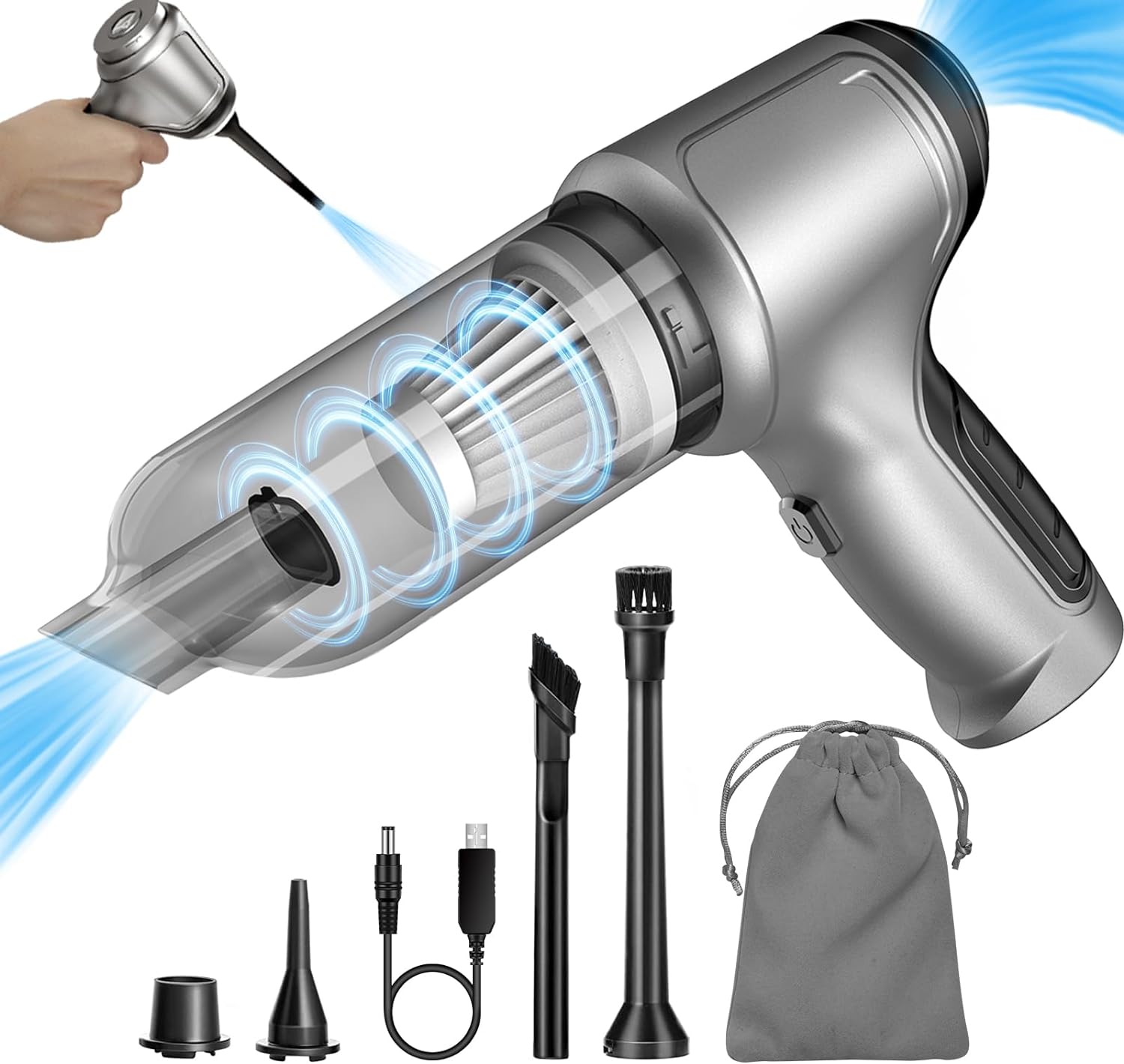 Say Goodbye to Dirt: The Cordless Handheld Vacuum That Makes Cleaning Effortless!