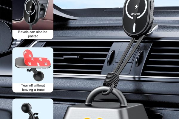 Drive in Style and Safety: The Magnetic Wireless Charger Every iPhone User Needs!