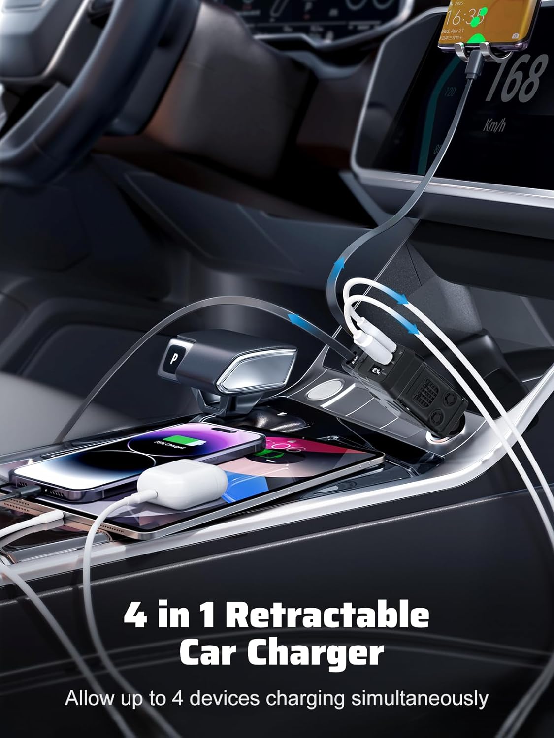 Revolutionize Your Charging Game: The Retractable 3-in-1 Cable Every Multi-Device User Needs!