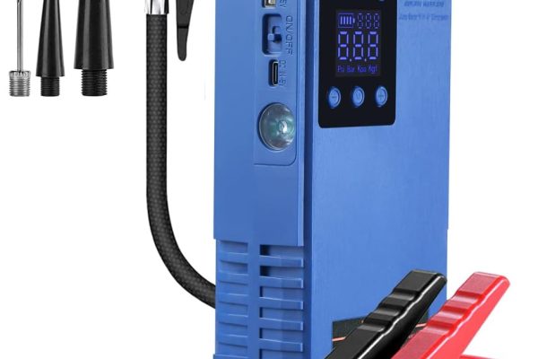 Never Get Stranded Again: The 4-in-1 Jump Starter and Tire Inflator Every Driver Needs!