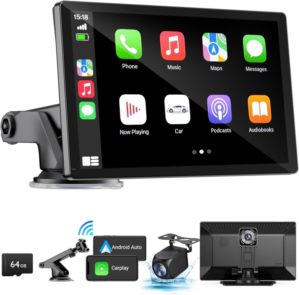 Transform Your Driving Experience: The HAUXIY Wireless CarPlay Adapter with Touchscreen and Navigation Has It All!