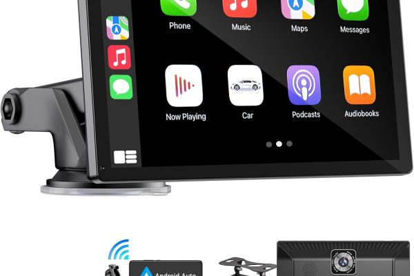 Transform Your Driving Experience: The HAUXIY Wireless CarPlay Adapter with Touchscreen and Navigation Has It All!